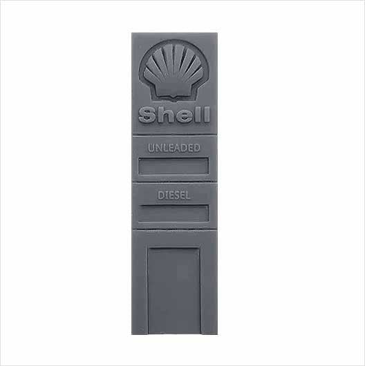 O Scale | Ready to Paint | 1965 Shell Petrol Station Totem (1 piece)