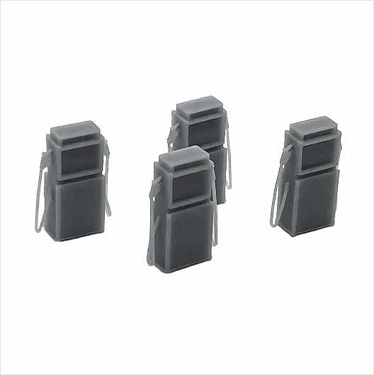 O Scale | Ready to Paint | 1960s Petrol Pump Without Branding (4 pack)