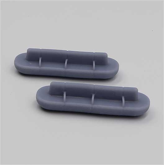 OO Scale | Ready to Paint | Civic Concrete Seating - Group of 8 (2 pack)