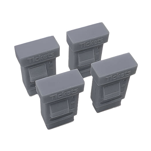 OO Scale | Ready to Paint | Ticket Machine - Style 1 (4 pack)