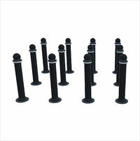 OO Scale | Pre-Coloured | Slim Pedestrian Bollards