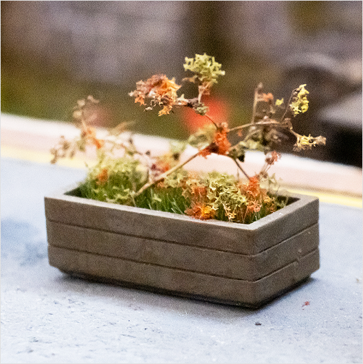 OO Scale | Ready to Paint | Rectangular Flower Planter (6 pack)