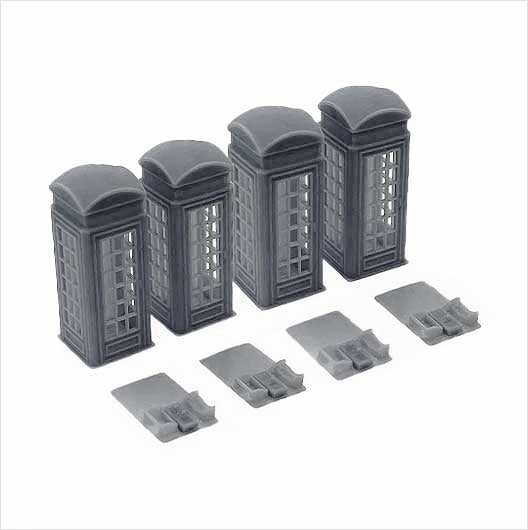 OO Scale | Ready to Paint | K2 Telephone Box