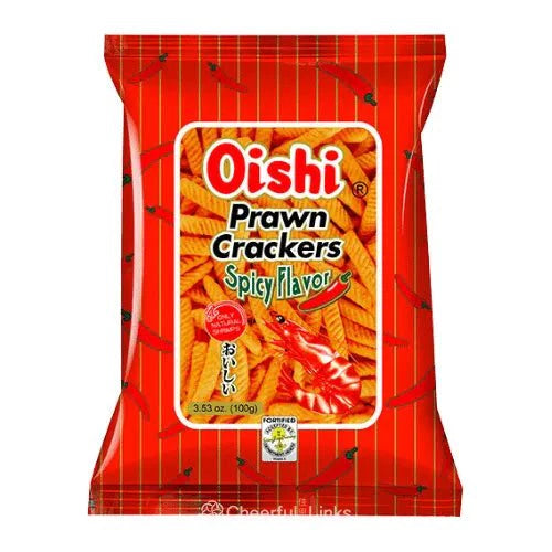 OISHI Prawn Crackers Spicy 60g