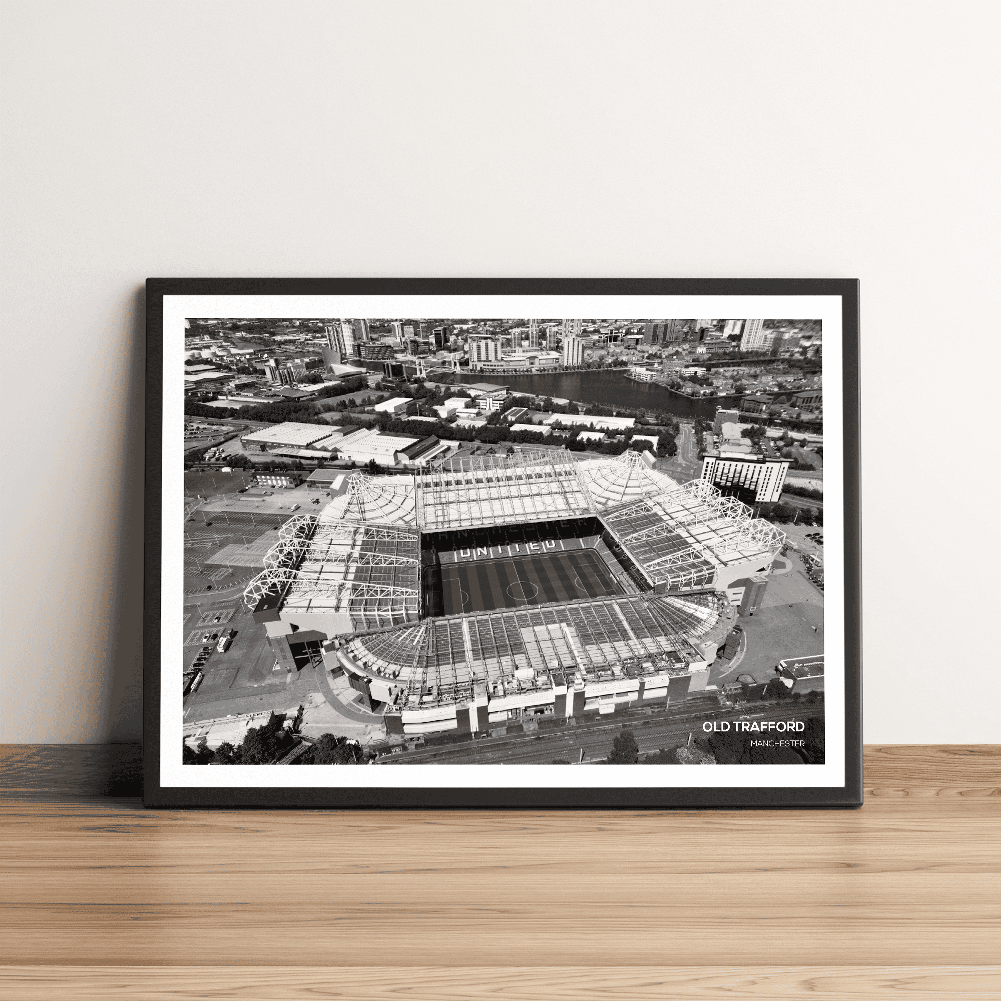 Old Trafford Stadium Aerial Photography Print