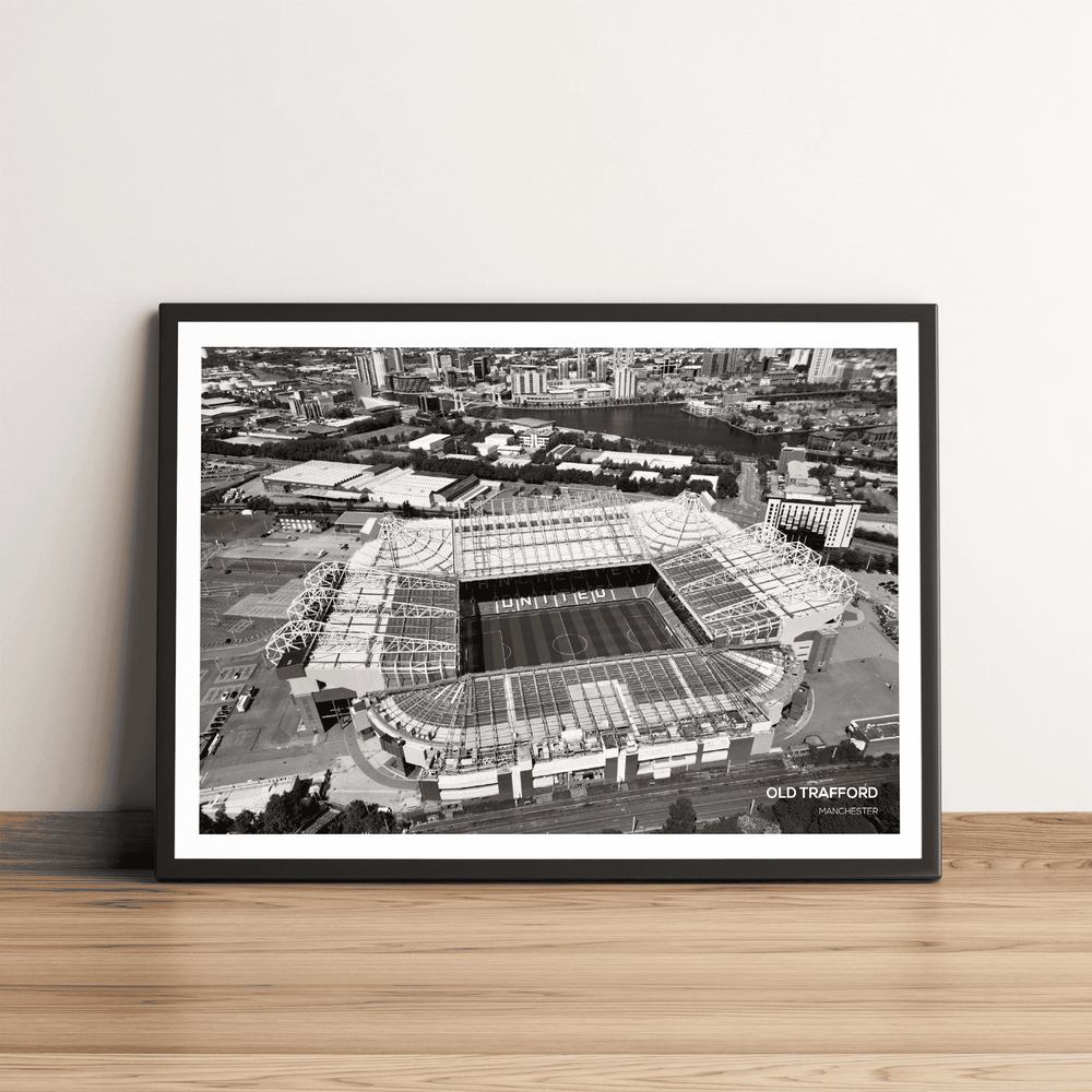 Old Trafford Stadium Aerial Photography Print