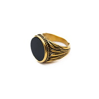 Onyx Signet Ring (Gold)
