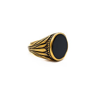 Onyx Signet Ring (Gold)