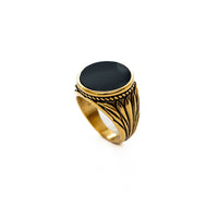 Onyx Signet Ring (Gold)