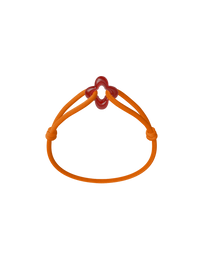 Red Clover Cord Bracelet
