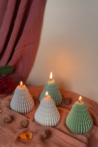 Origami Christmas Tree Candle