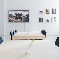 ProperAV TV Wall Bracket (23" - 43" / 30kg Capacity / VESA Max. 200x200) - Black