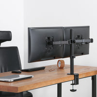 ProperAV Desk Monitor Mount 17" - 32" Dual Swing Arm VESA Max 100x100