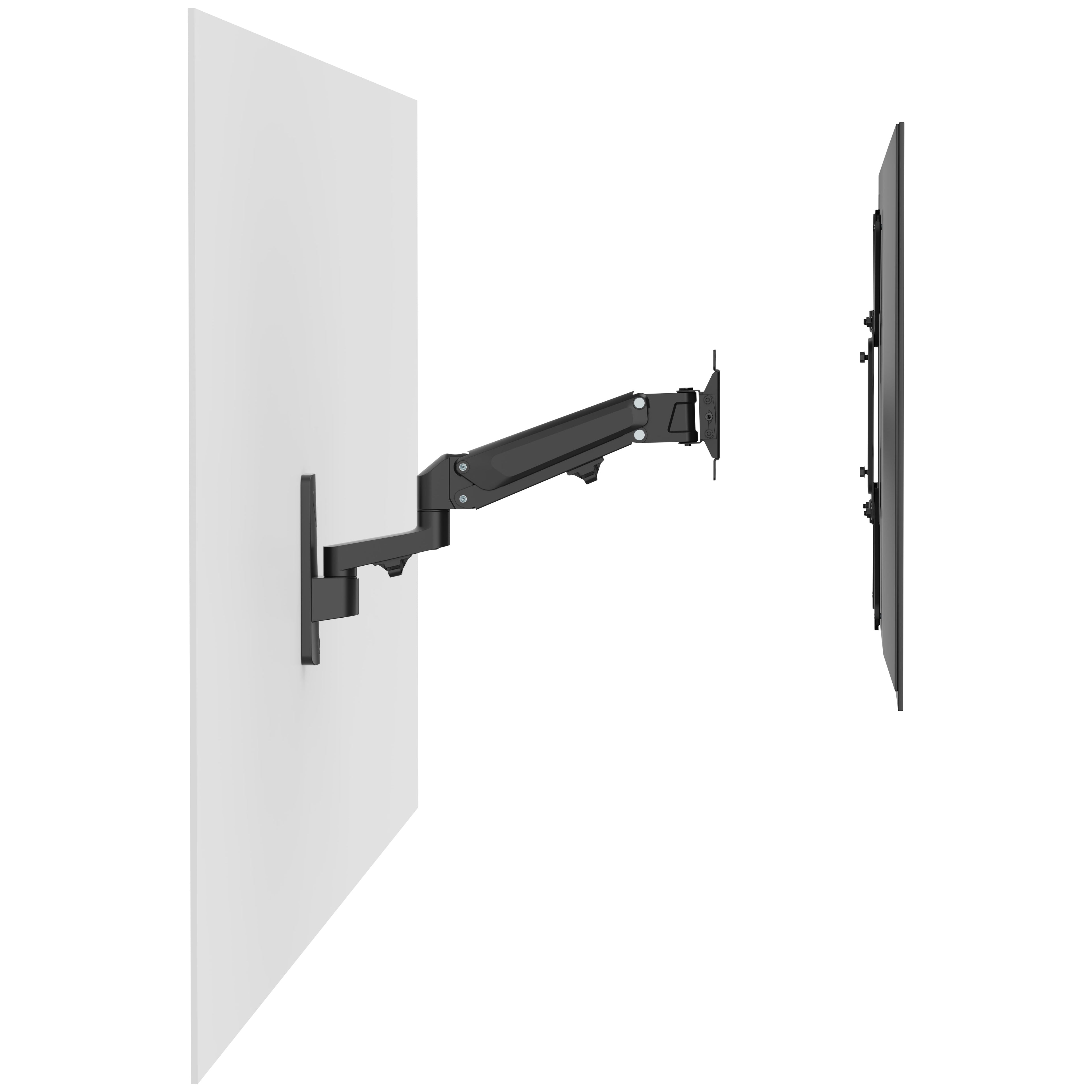ProperAV TV Wall Bracket (23" - 49" / 15kg Capacity / VESA Max. 400x400) - Black