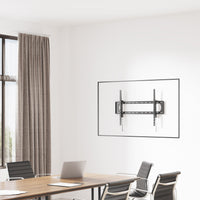 ProperAV Flat TV Wall Bracket (60" - 120" / 120kg Capacity / VESA Max. 900x600) - Black