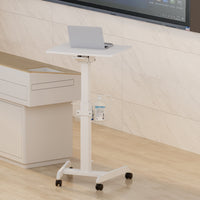 ProperAV Wire Basket for Mobile Desk Trolley Workstations