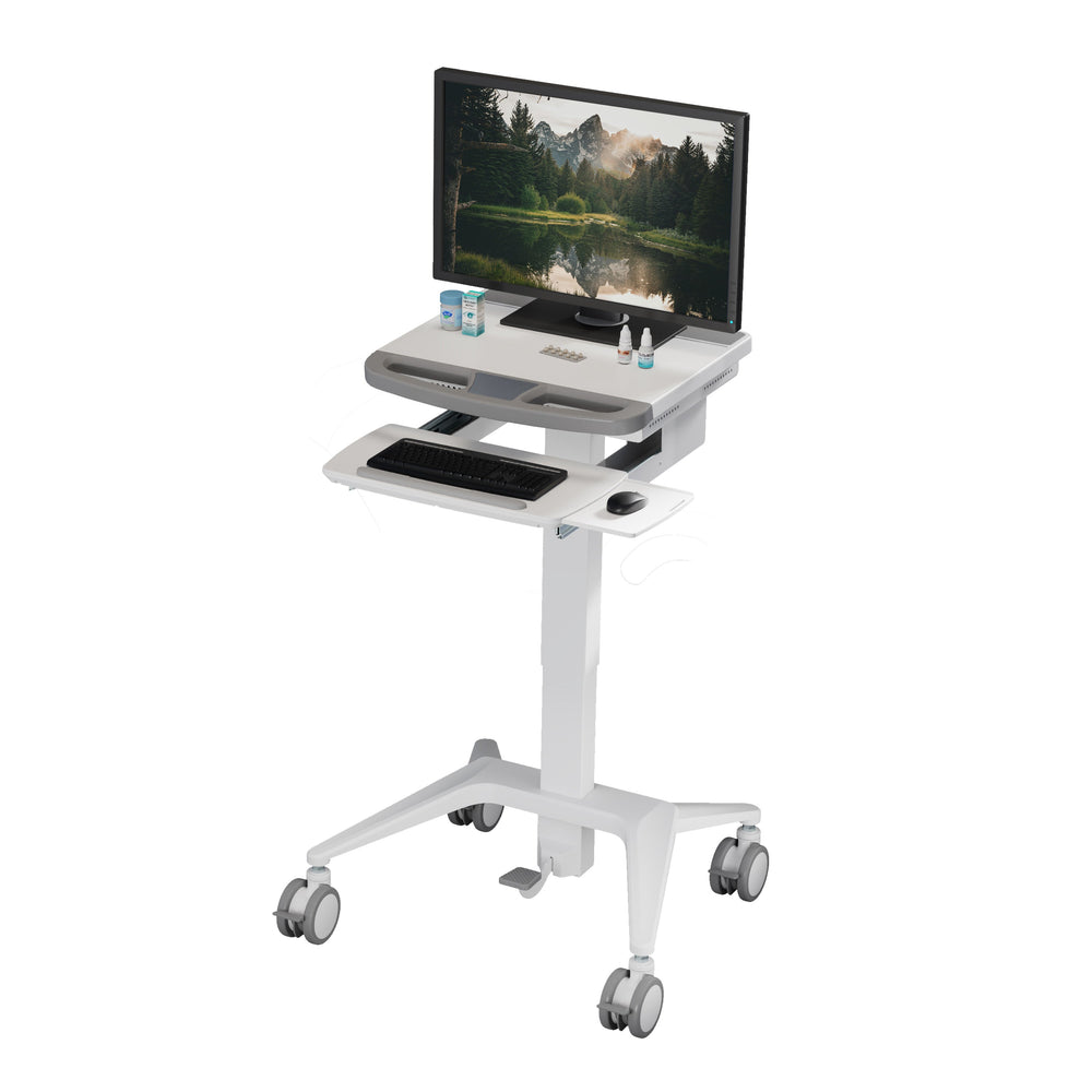 ProperAV Mobile Medical Trolley Cart