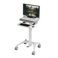 ProperAV Mobile Medical Trolley Cart