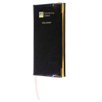 2026 Portrait Pocket Diary - Week to View - Black (PC-26)