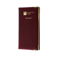 2026 Portrait Pocket Diary - Week to View - Claret