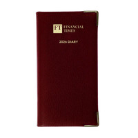 2026 Portrait Pocket Diary - Week to View - Claret