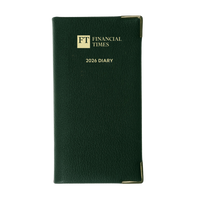 2026 Portrait Pocket Diary - Week to View - Green