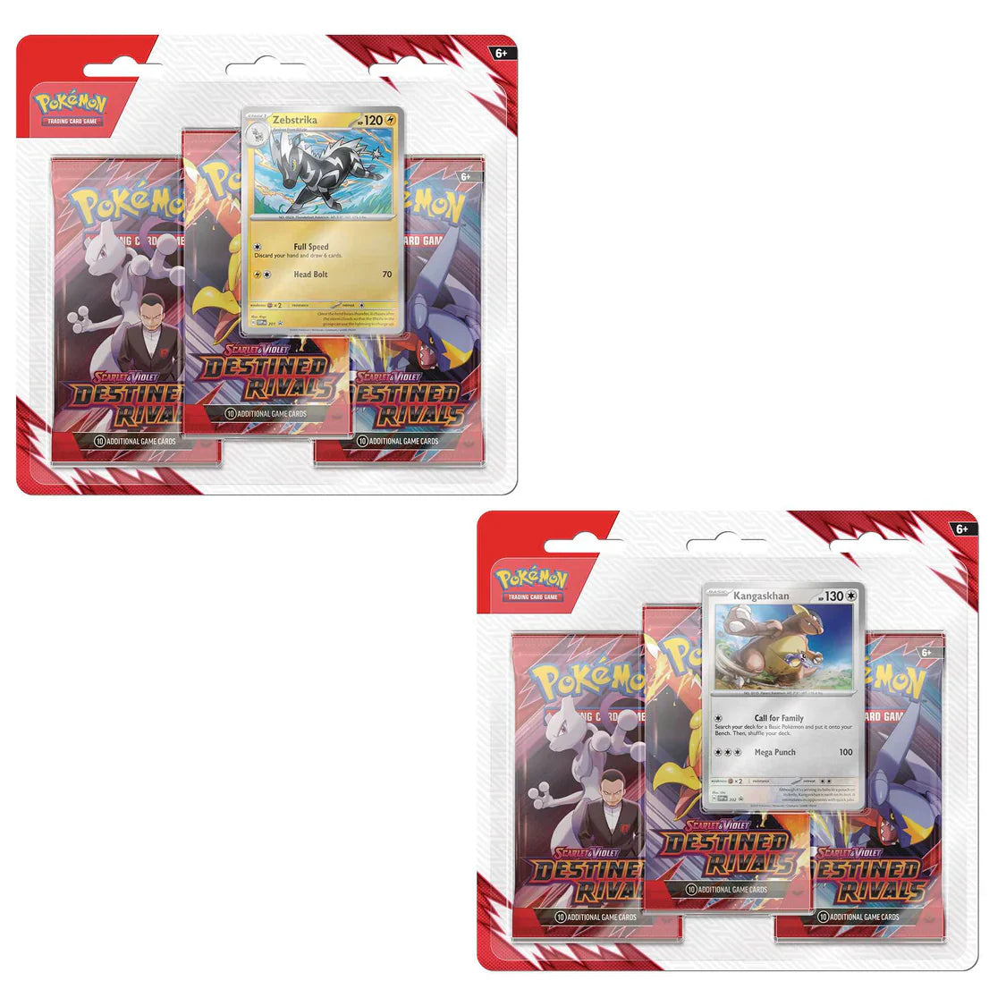 Pokemon TCG: Scarlet & Violet 10 - Destined Rivals - 3-Pack Blister