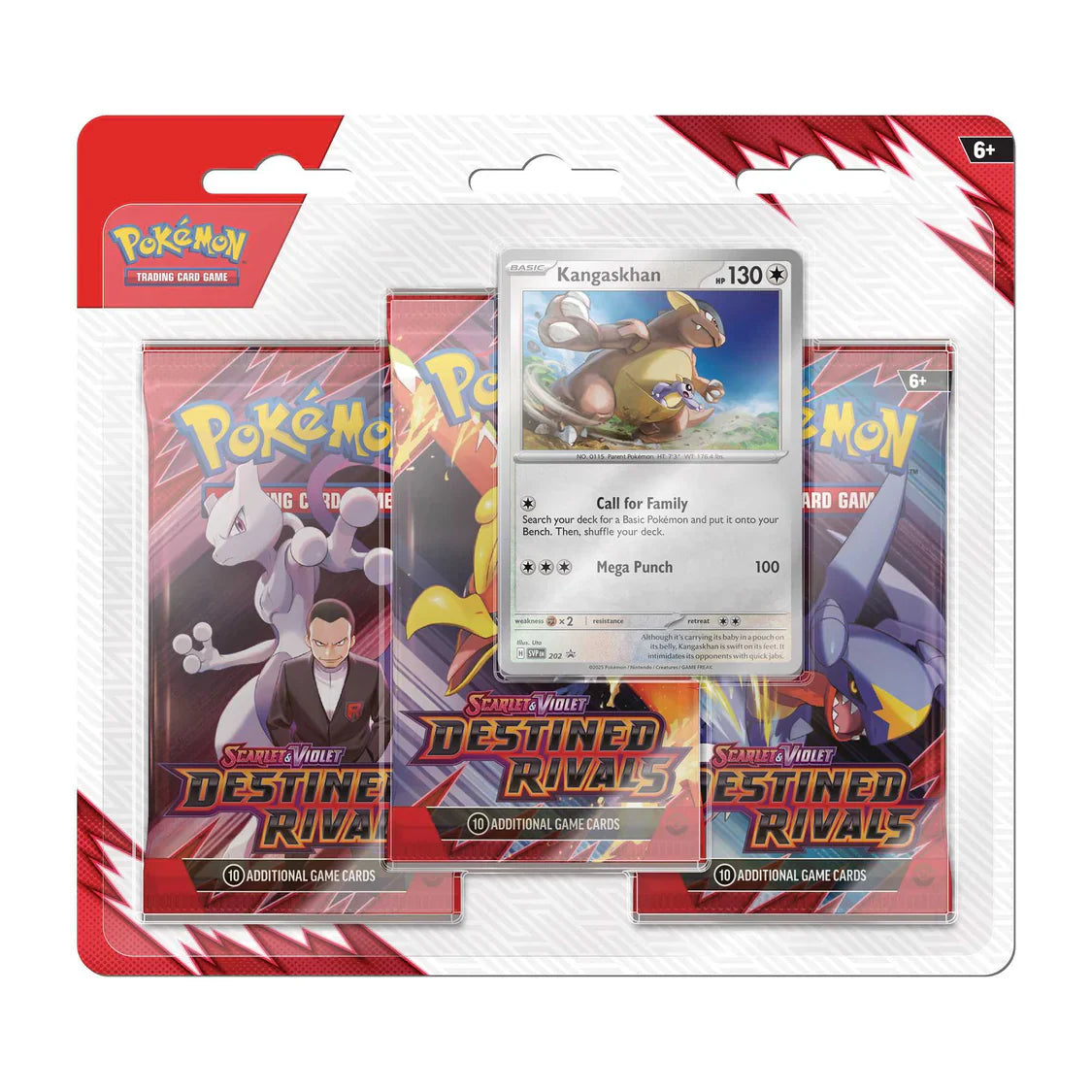 Pokemon TCG: Scarlet & Violet 10 - Destined Rivals - 3-Pack Blister