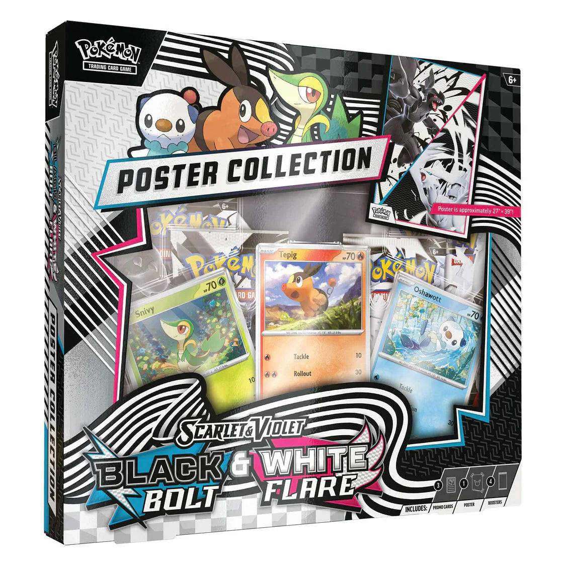 Pokemon TCG: Black Bolt & White Flare Unova Poster Collection