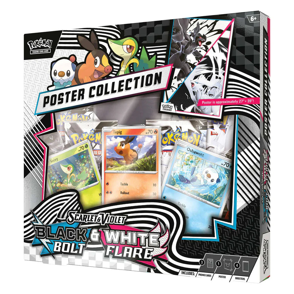 Pokemon TCG: Black Bolt & White Flare Unova Poster Collection