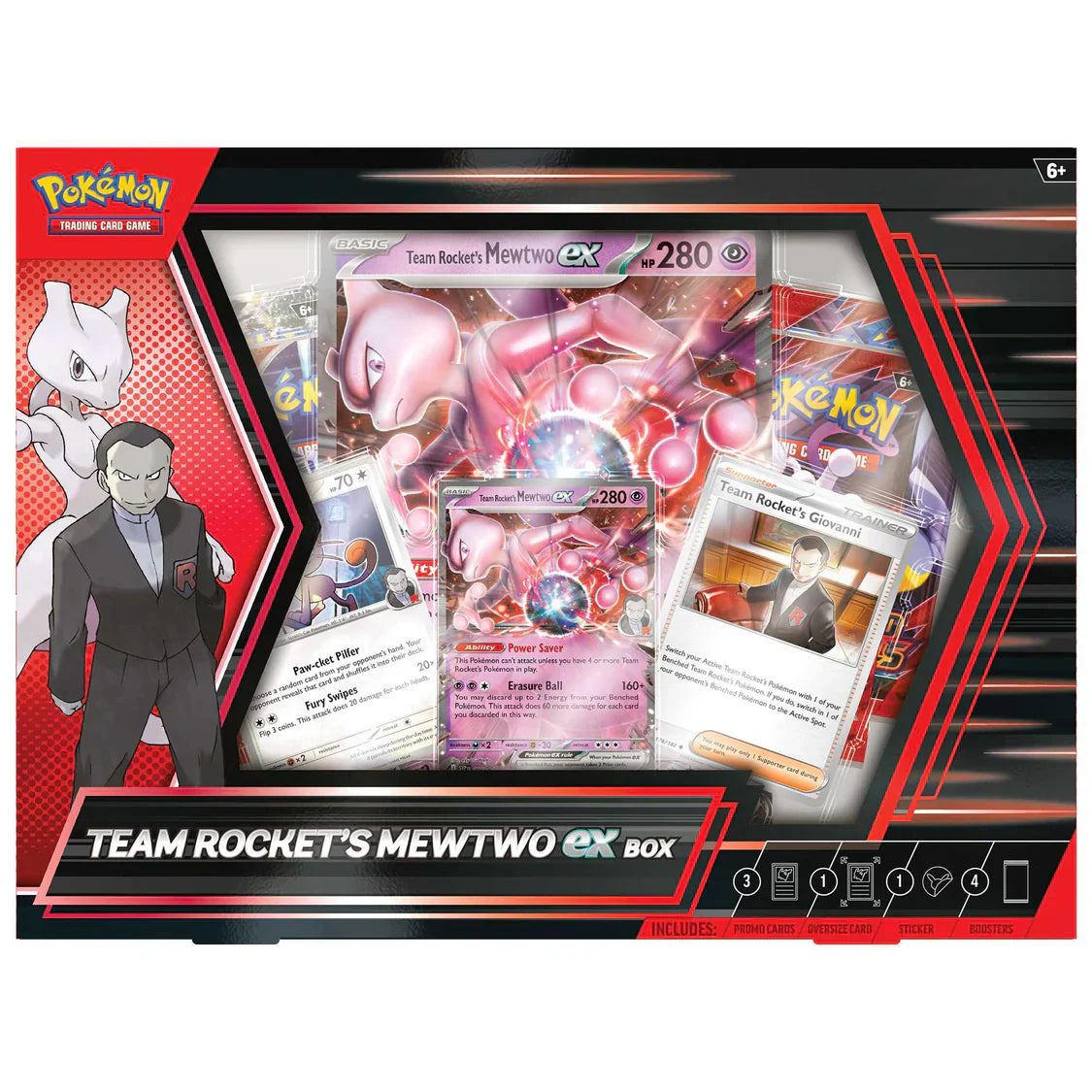 Pokemon TCG: Team Rocket's Mewtwo ex Box