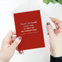 Quark The Herald Angels Sing Christmas Card