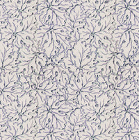 Ethereal Leaves - in Misty - Wallpaper