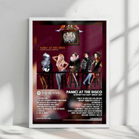 Panic! At The Disco "A Fever You Can't Sweat Out  " Album Cover Poster - with Complete Tracklist