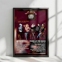 Panic! At The Disco "A Fever You Can't Sweat Out  " Album Cover Poster - with Complete Tracklist