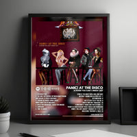 Panic! At The Disco "A Fever You Can't Sweat Out  " Album Cover Poster - with Complete Tracklist