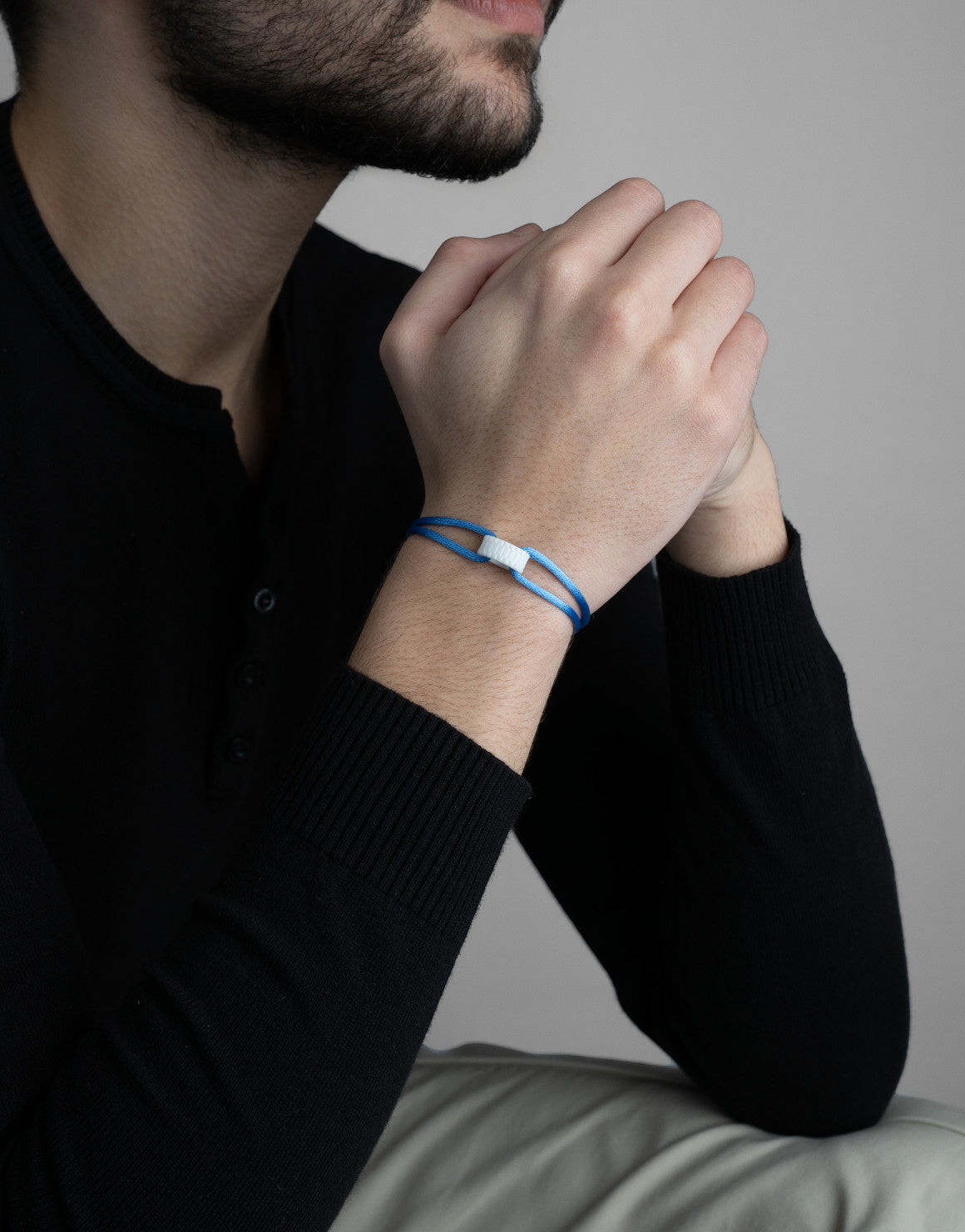Snow Regent Cord Bracelet