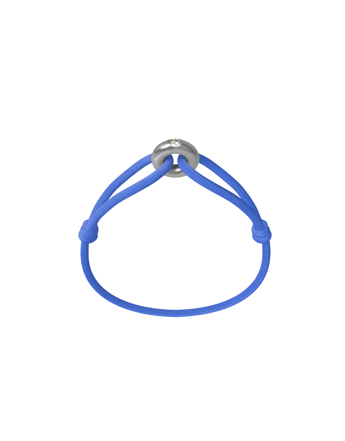 Silver Soho Diamond Cord Bracelet
