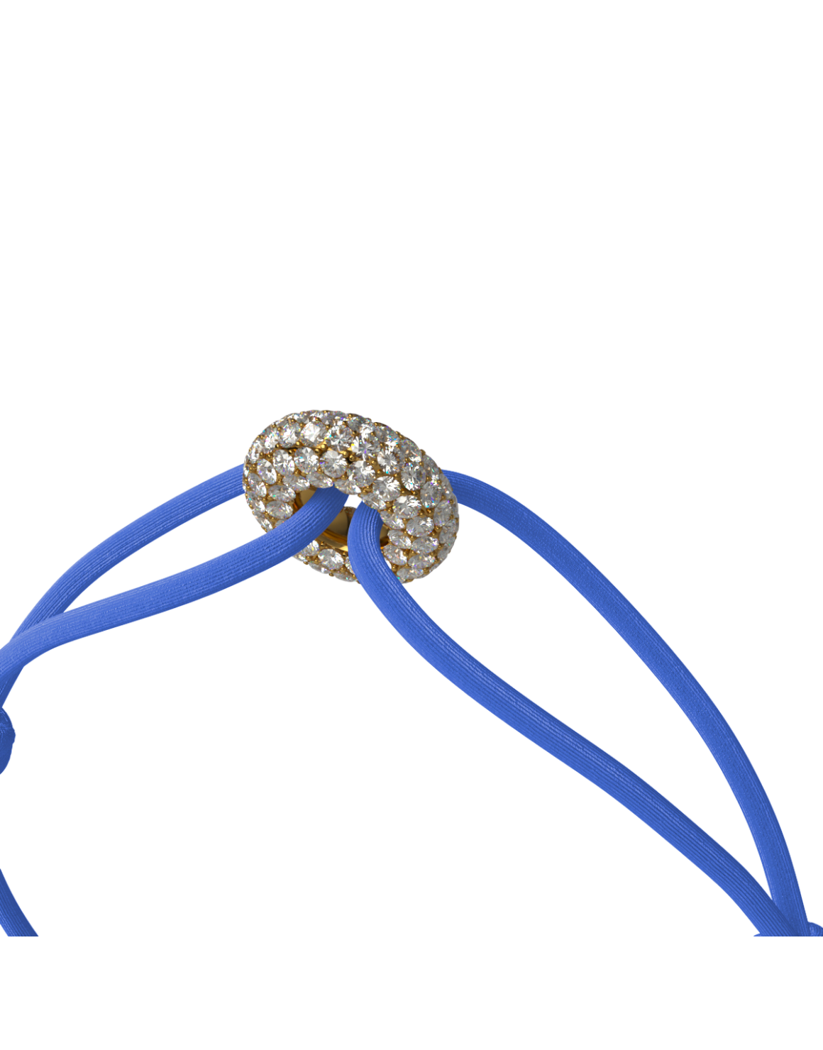 Mini Golden Soho Pavé Cord Bracelet