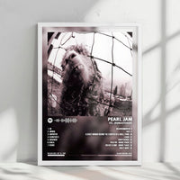 Pearl Jam "Vs." Album Cover Poster - with Complete Tracklist