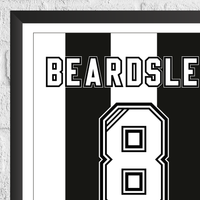 Peter Beardsley Legend Stats Print