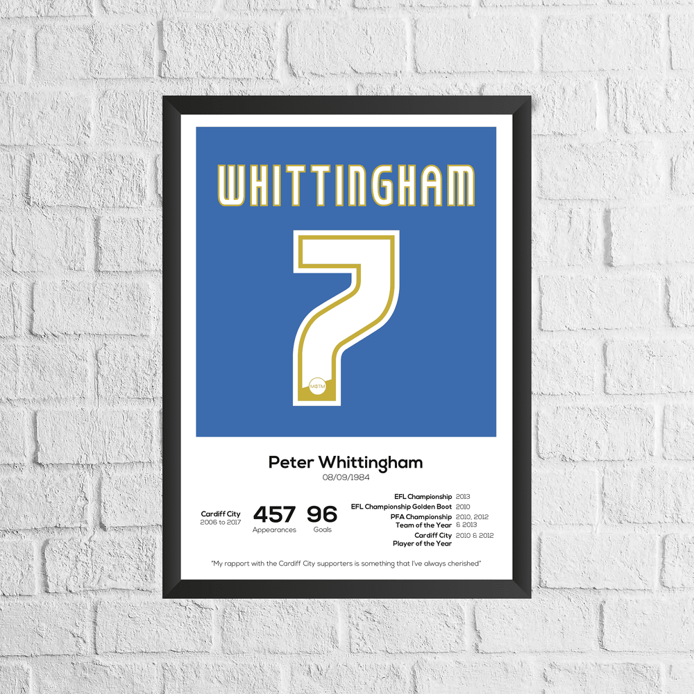 Peter Whittingham Legend Stats Print