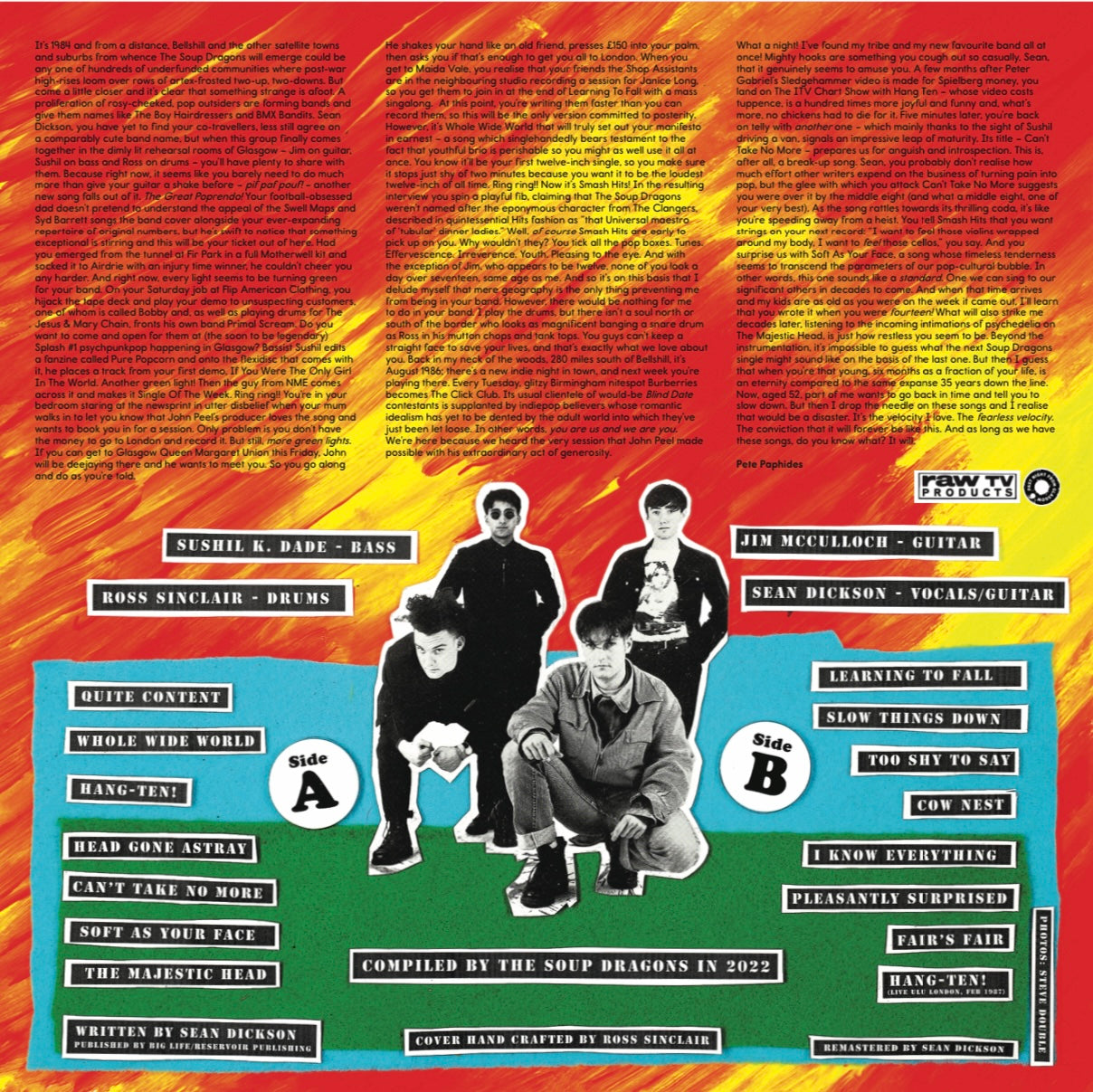 The Soup Dragons - Raw TV Products - Singles & Rarities 1985-88