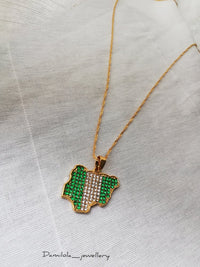 Nigeria ‘Funmilayo' Flag Necklace