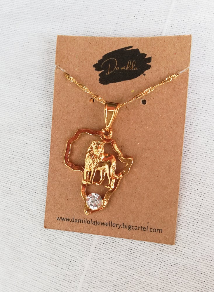 Africa ‘Heart of a Lion' Necklace