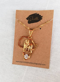 Africa ‘Heart of a Lion' Necklace