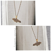 Jamaica Diamanté Map Necklace ‘One Blood’