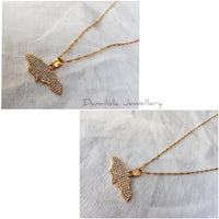 Jamaica Diamanté Map Necklace ‘One Blood’