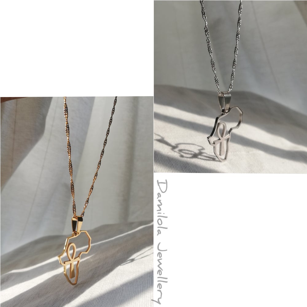 'Ankh 🖤 Africa' - Gold/Silver