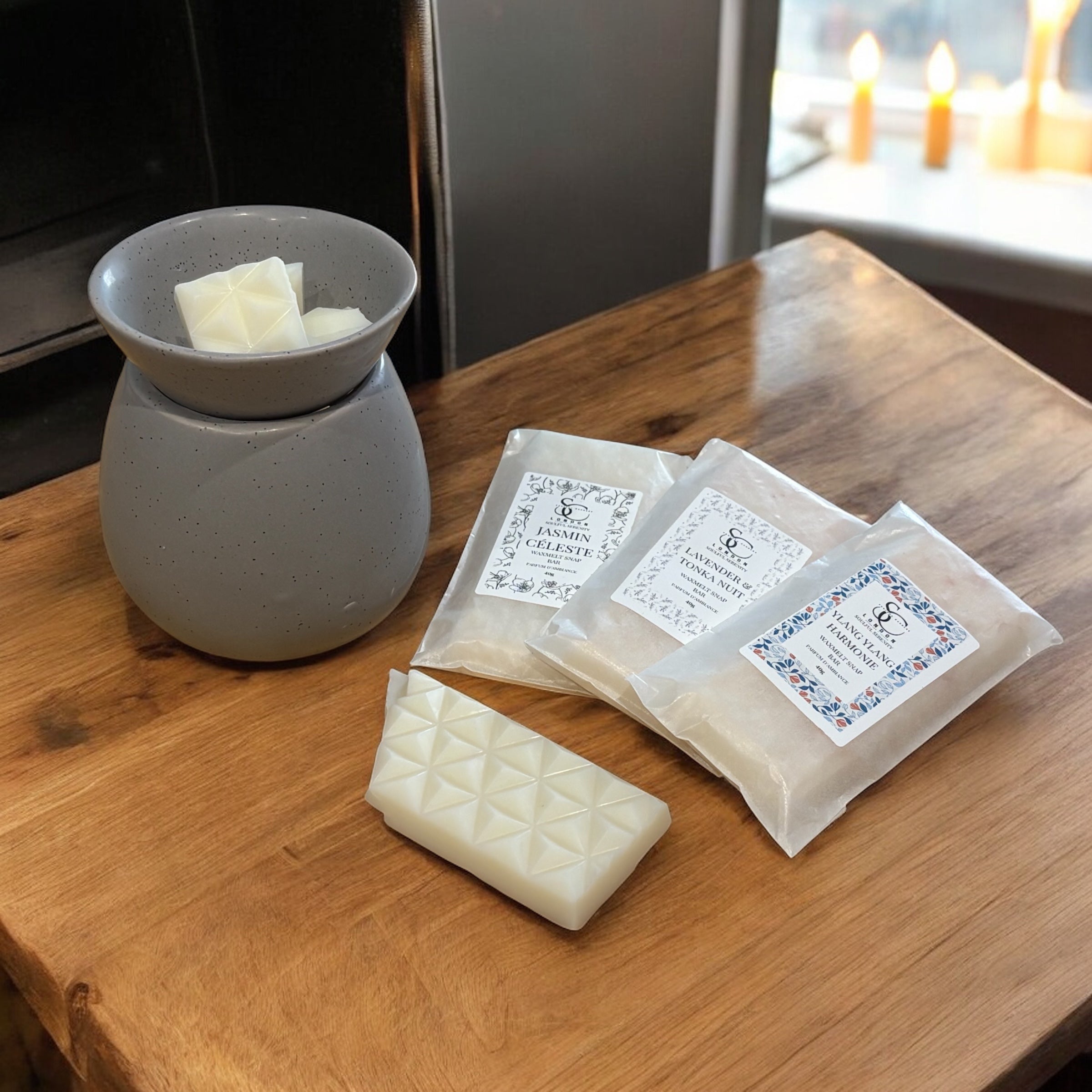 Lavender & Tonka Nuit Wax Melt Snap Bar (40g) – Soulful Serenity Range